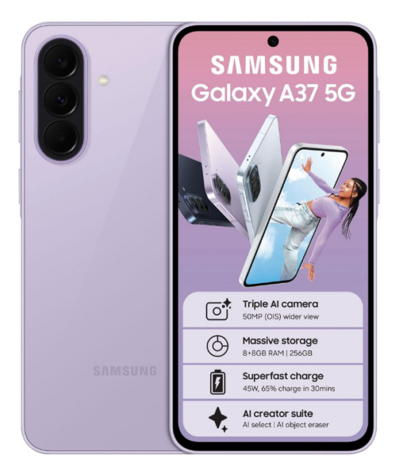 Samsung Galaxy A37 5G 256GB Light Violet